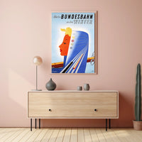 Journey With The Bundesbahn Into Winter Poster