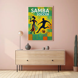Samba Soccer Poster PosterGoat