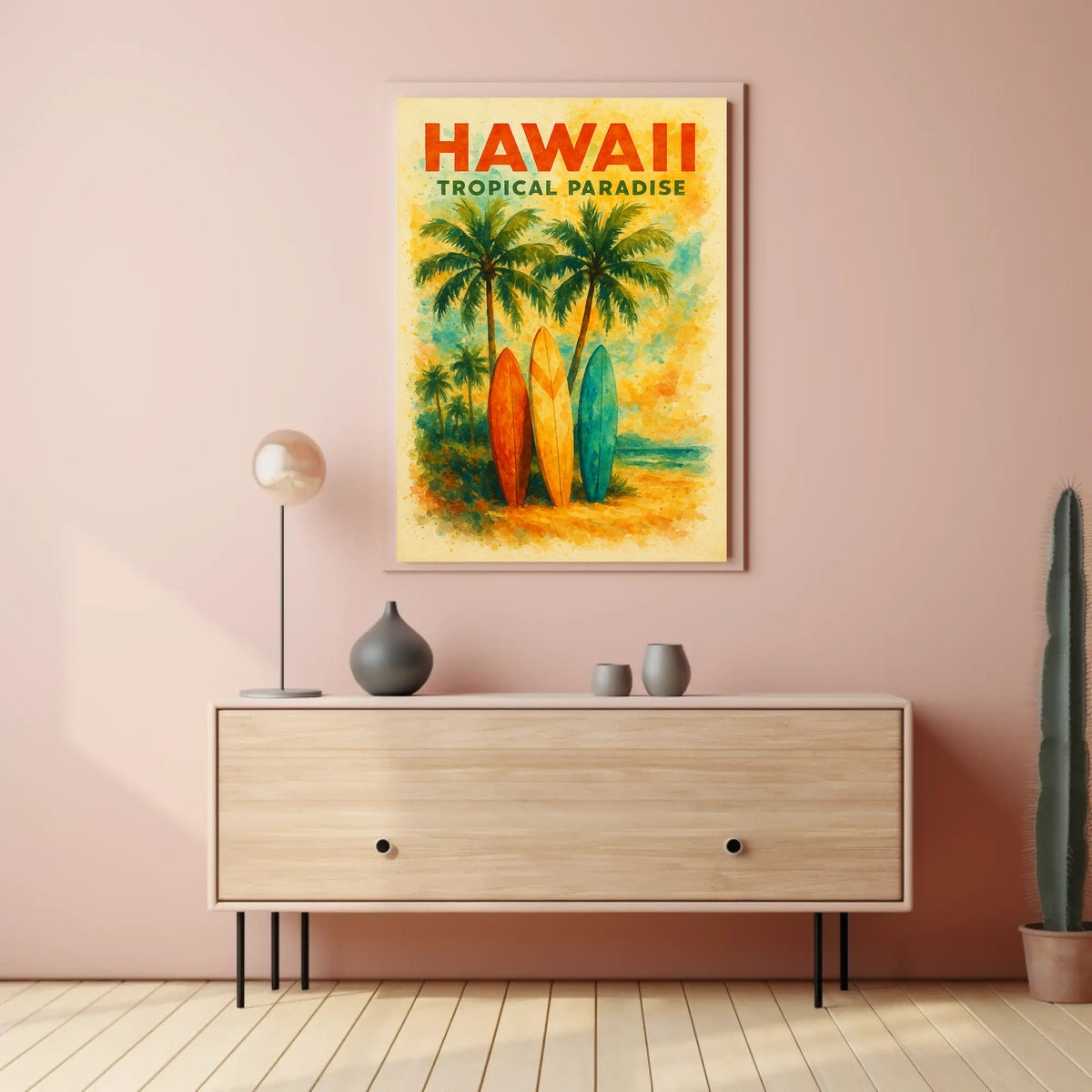Hawaii Tropical Paradise Poster