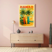 Hawaii Tropical Paradise Poster