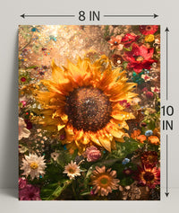 Sunlit Symphony William Morris Art Poster