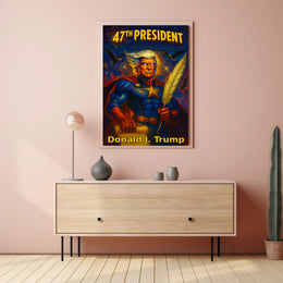 Donald Trump 47th President The Presidential Chronicles Poster PosterGoat