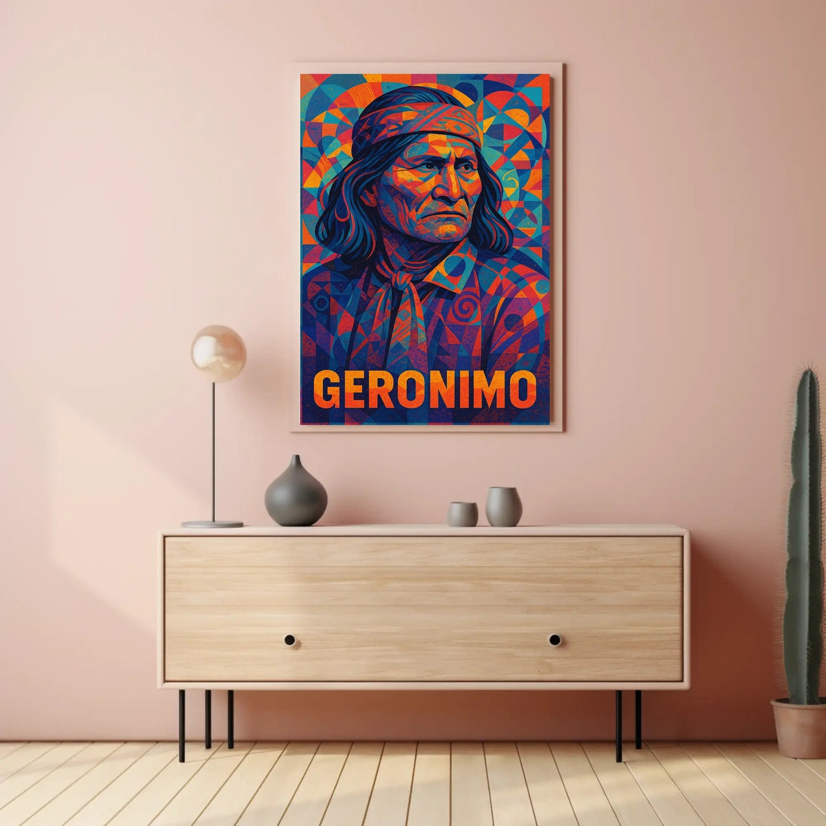 Geronimo Vibrant Tribute Poster