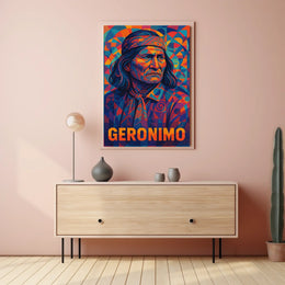 Geronimo Vibrant Tribute Poster