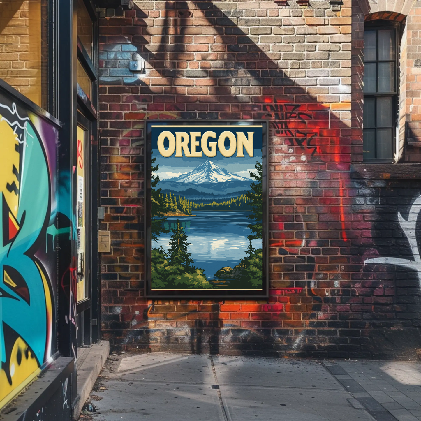 Oregon Vintage Poster