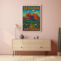 Sedona, Arizona Mosaic Poster