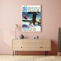 Ski Heavenly Valley Poster PosterGoat