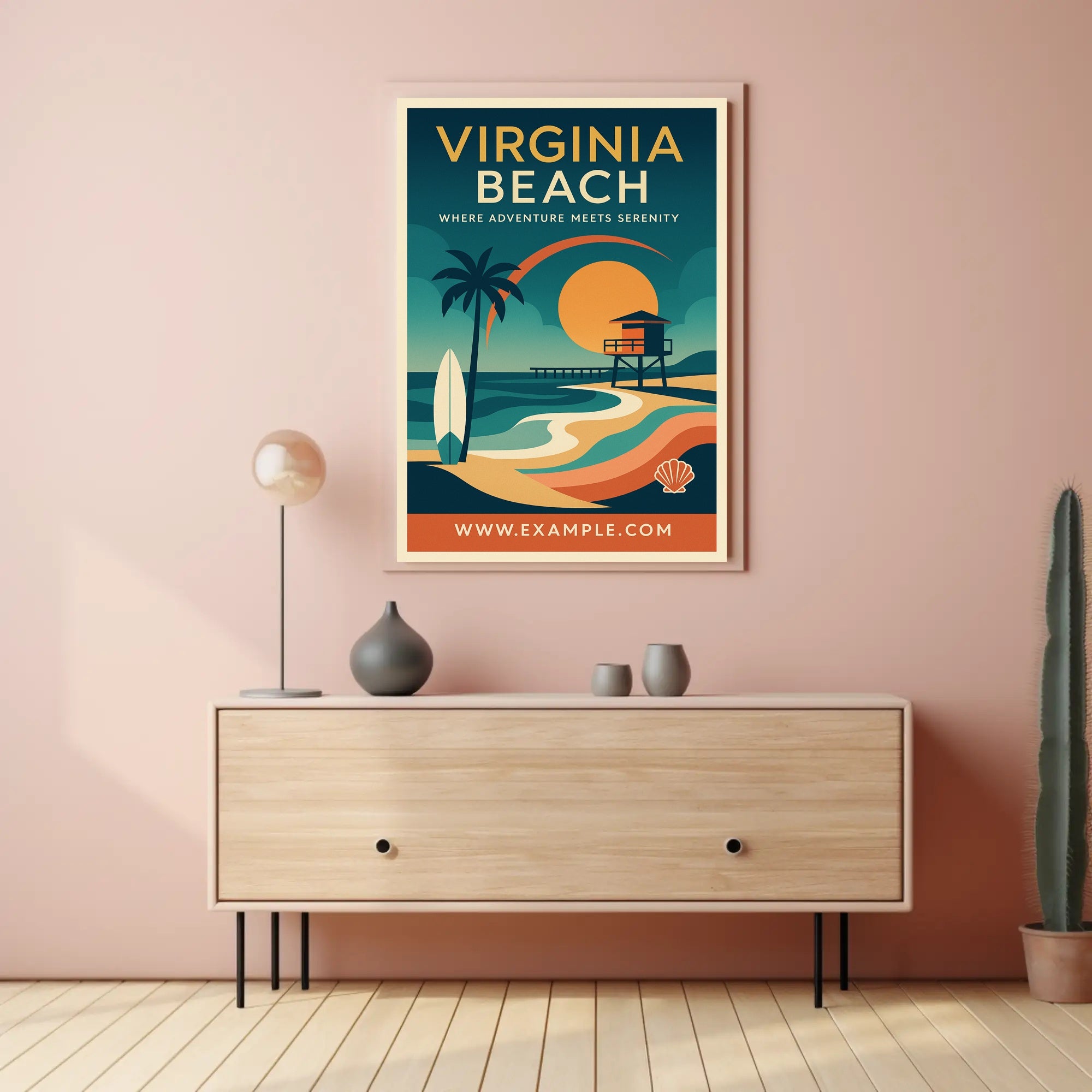 Virginia Beach Adventure Poster Print