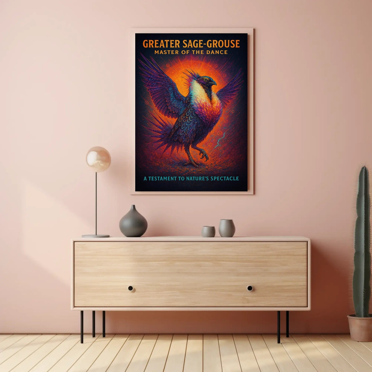 Greater Sage-Grouse Master of the Dance Poster