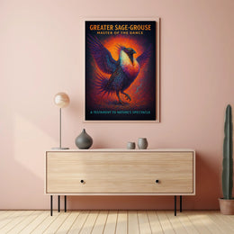 Greater Sage-Grouse Master of the Dance Poster