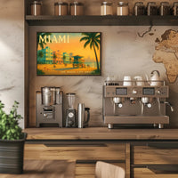 Miami Travel Poster Art Print The Magic City