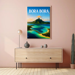 Bora Bora The Jewel of the Pacific Poster PosterGoat