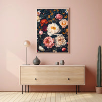 Elegant Floral Composition Print: Abstract or Artistic Poster