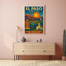 El Paso Sun City Poster