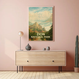 Zion National Park Poster