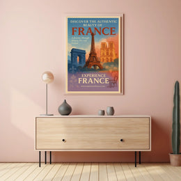 Discover The Beauty Of France Poster
