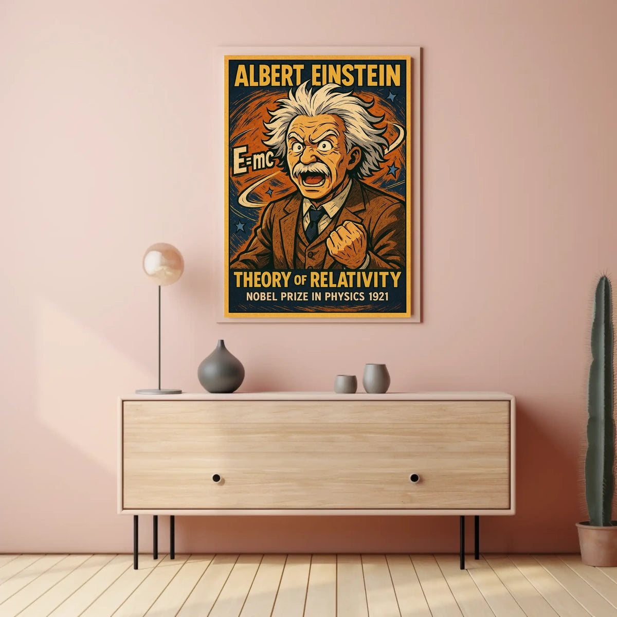 Albert Einstein Theory Of Relativity Poster