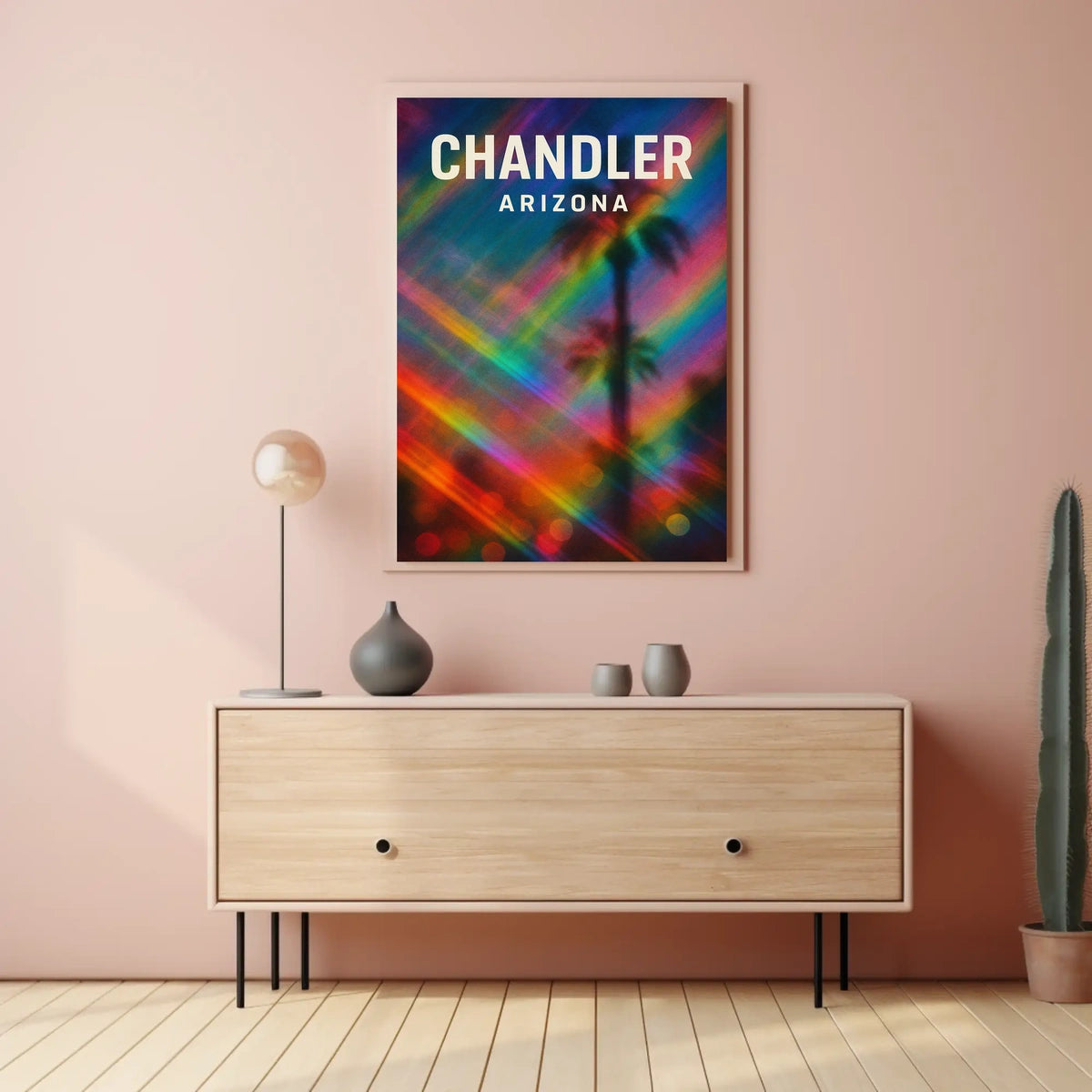 Chandler Arizona Vibes Digital Painting Poster