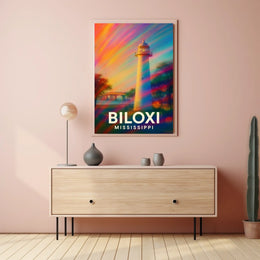 Biloxi Lighthouse Mississippi Poster