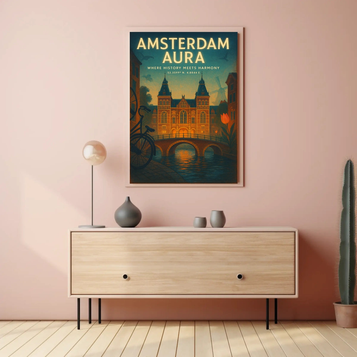 Amsterdam Aura Poster