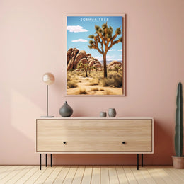 Joshua Tree National Park Scenic Travel Poster