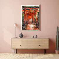 Fushimi Inari Shrine Torii Gates Cultural Heritage Poster PosterGoat