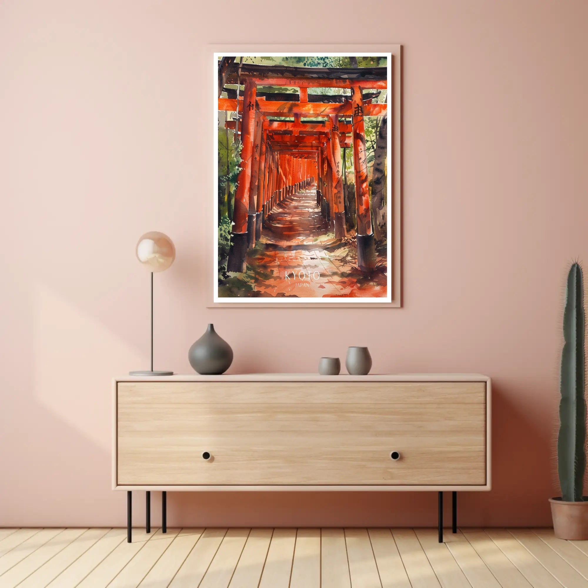 Fushimi Inari Shrine Torii Gates Cultural Heritage Poster PosterGoat