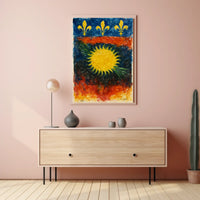Vibrant Heraldry Poster