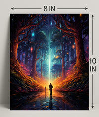 Enchanted Forest Pathway Poster