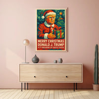 Christmas Political Satire Art Print Political or Propaganda Poster