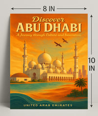 Discover Abu Dhabi Wall Art Print PosterGoat
