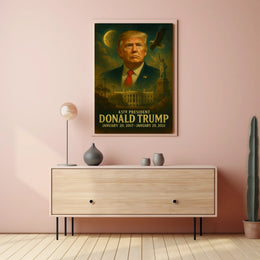 Donald Trump Patriot President Neoclassical Realism Poster