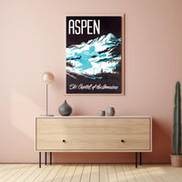 Aspen Ski Capital of the Americas Poster