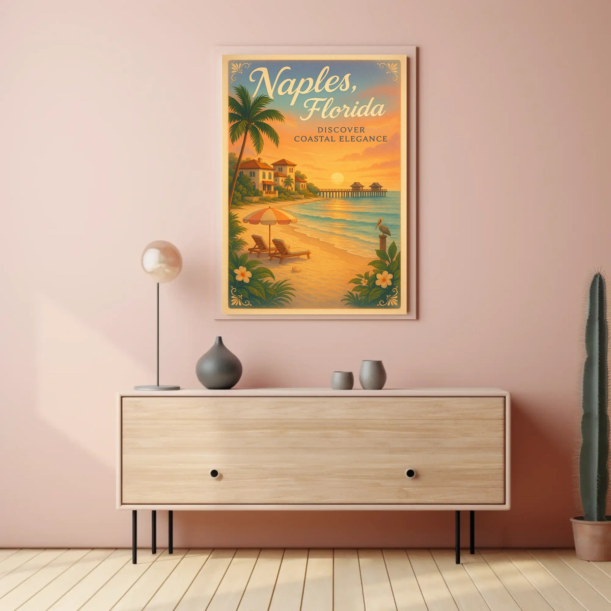 Discover Coastal Elegance Poster