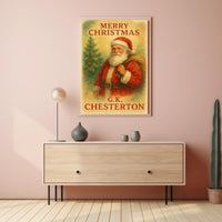 Classic Holiday Cheer Vintage-Style Christmas Cultural Poster