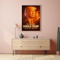 Trump Radiance Patriotic Cinematic Poster