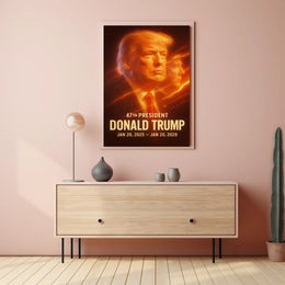 Trump Radiance Patriotic Cinematic Poster