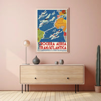Crociera Aerea Transatlantica Poster