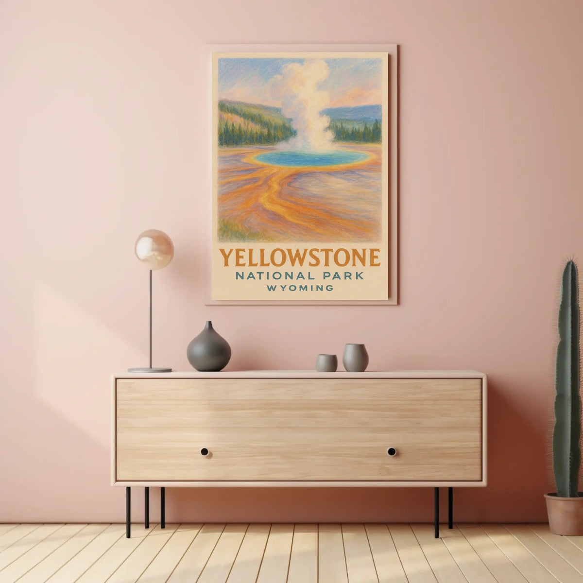 Yellowstone National Park Wyoming Poster