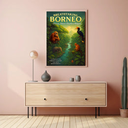 Breathtaking Borneo Poster