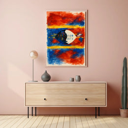 Vibrant Abstract Expression Abstract Poster