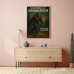 Sightings Of Sasquatch Poster