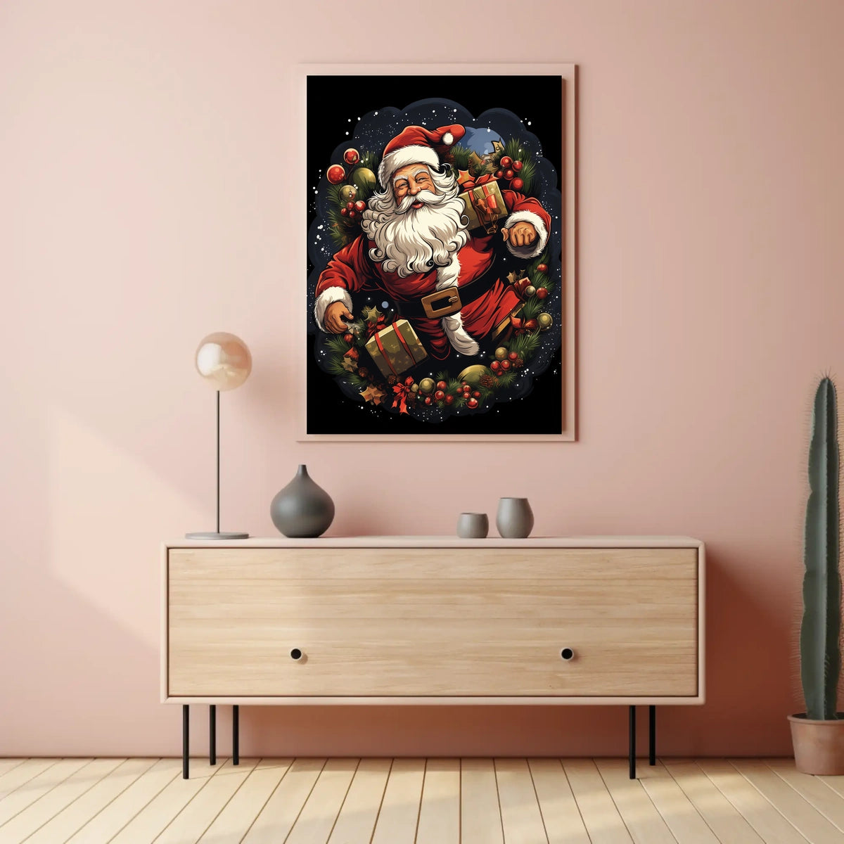 Santa Claus Holiday Cheer Poster