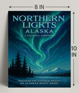 Northern Lights Alaska Poster PosterGoat