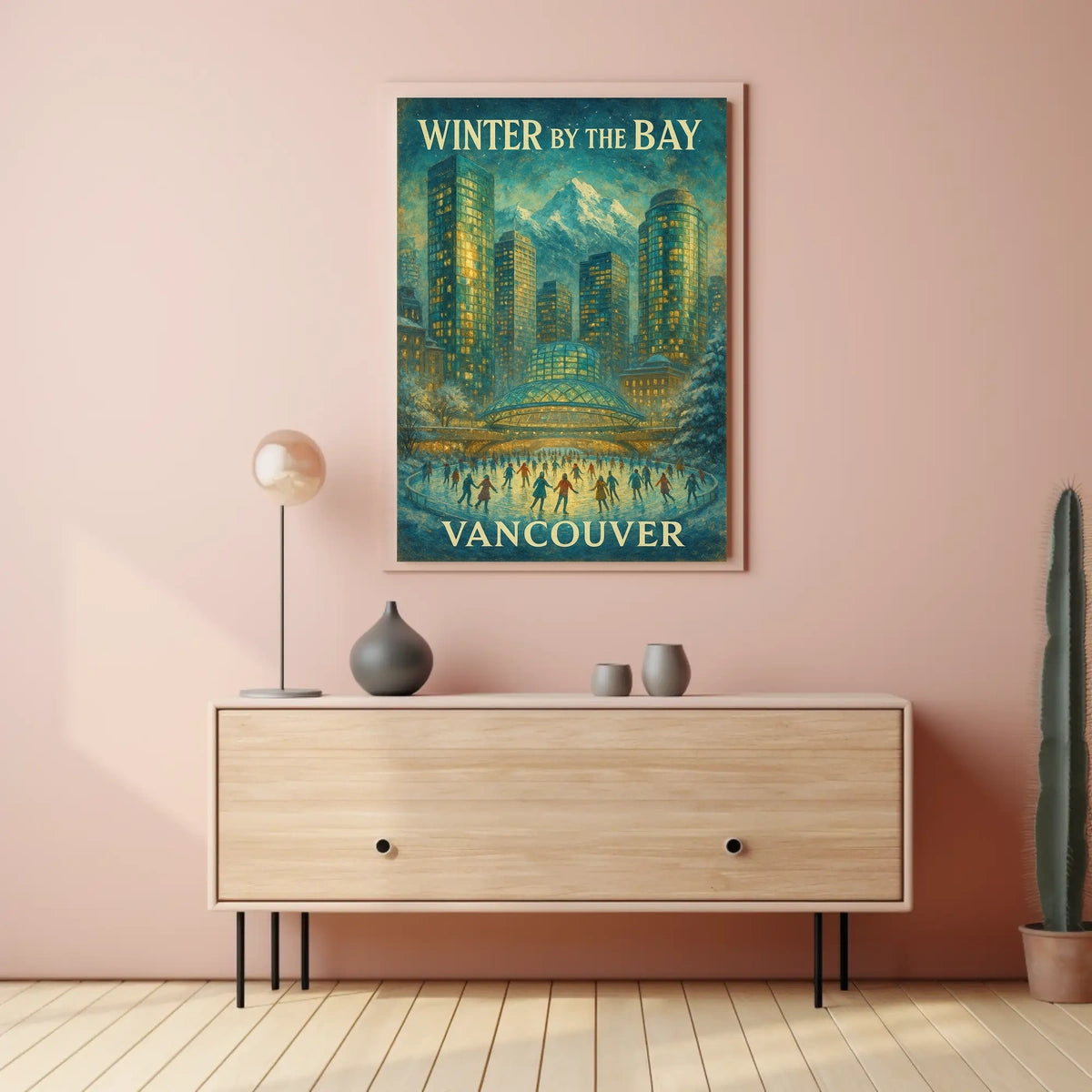 Vancouver Winter City Poster
