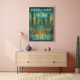 Vancouver Winter City Poster