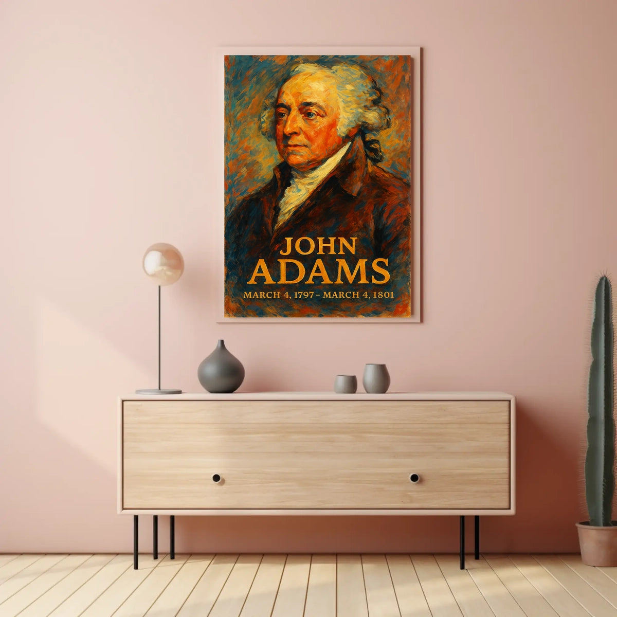 John Adams 2Nd President Poster