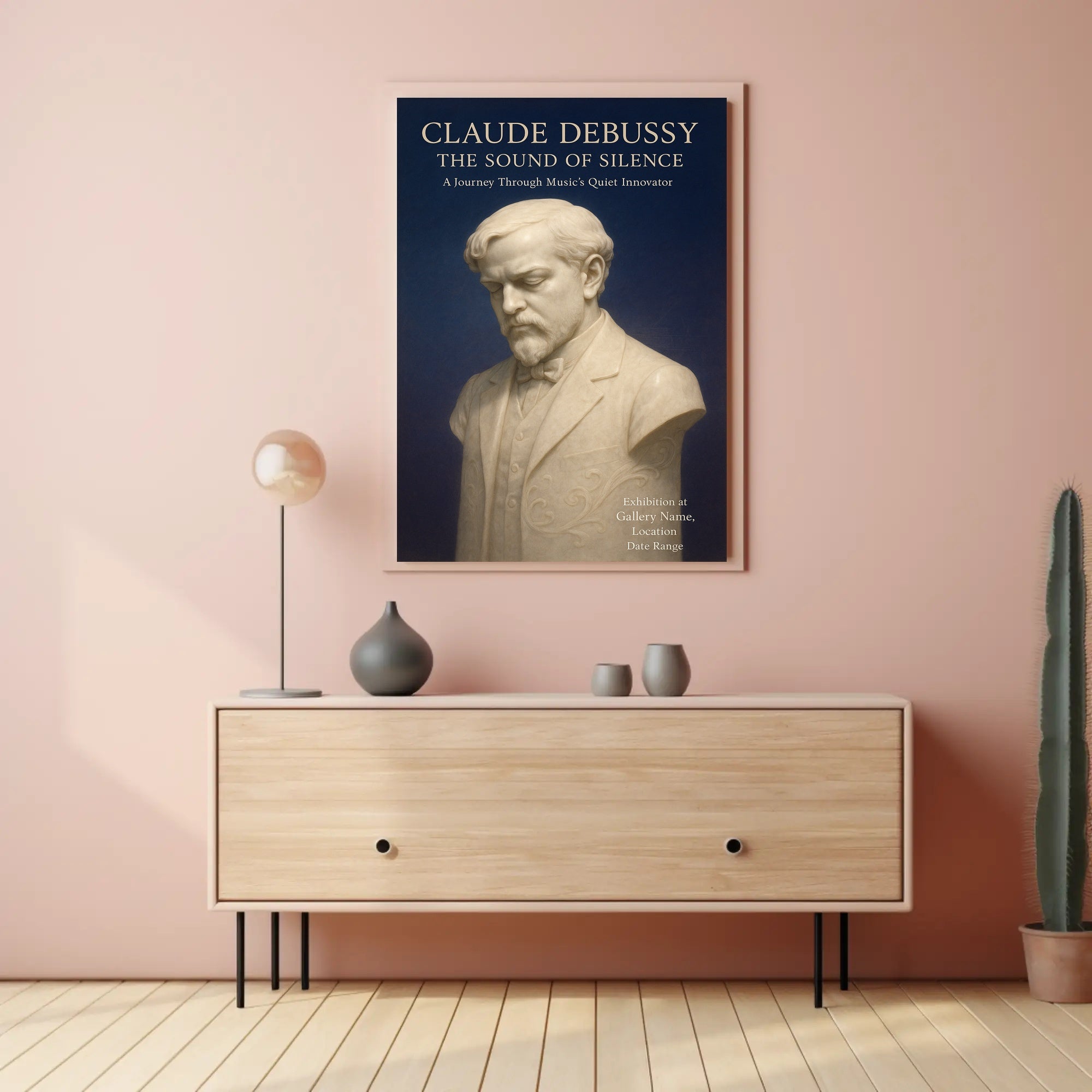 Claude Debussy The Sound of Silence Poster PosterGoat