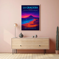 La Graciosa Twilight, Travel Escape Poster