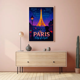 Paris City of Light Poster